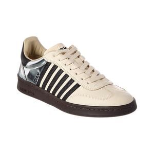 Dsquared2 Boxer Leather Sneaker, White